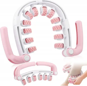 Masáž MASÁŽNÍ VÁLEČEK S PROTISKLUZOVOU RUKOJETÍ NA TĚLO A SVALY