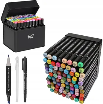 80 KS FIXY FIXY POPISOVAČE LIHOVÝCH FIXY , PERMANENTNÍCH ZVYRAZŇOVAČŮ + POUZDRO