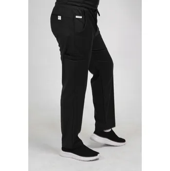 Pánské kalhoty Scrubsheep Pánské zdravotnické kalhoty rovného střihu - Midnight Black XXL