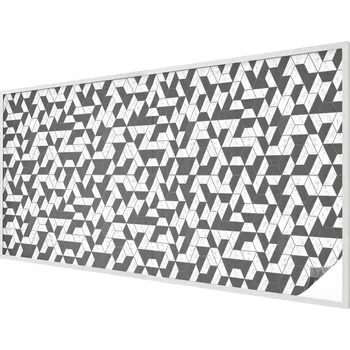 Okenní dekorace Samolepicí Mléčná fólie na okno, geometrické iluze, 200x100 cm