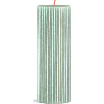 Svíčka Bolsius Rustic Tradiční parafínová svíčka bez vůně 1 ks Nefritová zeleň
