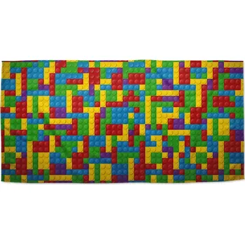 Sablio Ručník Barevná stavebnice - 30x50 cm