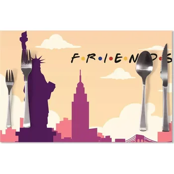 prostírání Sablio Prostírání Seriál Přátelé FRIENDS Socha Svobody: 40x30cm