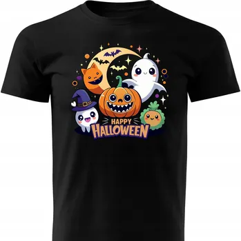 Pánské tričko Pánské tričko černé s dýní na HALLOWEEN dárek pro kluka - M