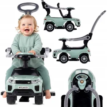 Dětské vozidlo Odrážedlo Sun Baby modré s tlačenkou a úložným prostorem pro děti ve věku Věk 3+