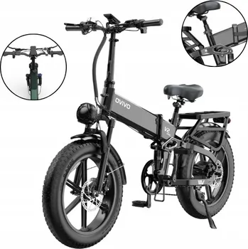 Elektrokolo Elektrokolo (do 250 W) OVIVO V2 pro 2.0-black rám 20 palců hliník kolo 20 " černá 250 W