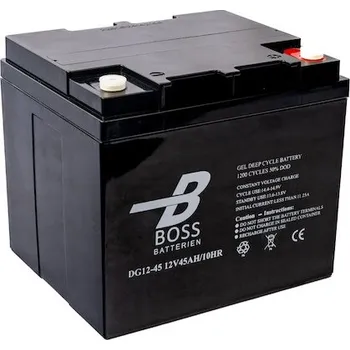 Autobaterie Baterie BOSS Deep Cycle GEL 12V 45Ah DG12-45