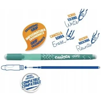 Propiska vymazatelný zelený Carioca