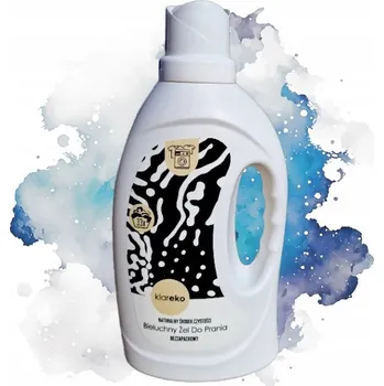 Prací gel KLAREKO Gel na praní bílého prádla, Bez parfemace 1000 ml