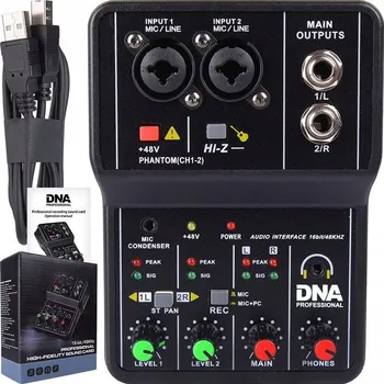 Mixážní pult DNA Mix 2 - 2-kanálový mixážní pult