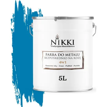 barva na kov BARVA NA KOV PŘÍMO NA REZ POZINK 4v1 BARVA MODRÁ RAL 5015 MAT 5L