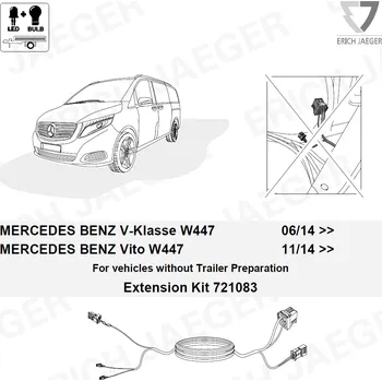 Auto-moto Erich Jaeger Rozšiřující sada EP V-Klasse (W447), 06.14-> pro 737296 + 748496