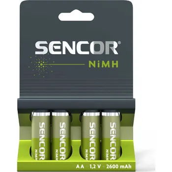Sencor SBA HR6 4BP AA NiMH Akumulátor 2600mAh