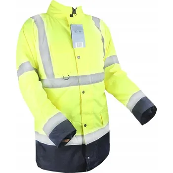 Moto bunda ZIMNÍ FLUORESCENČNÍ BUNDA VEL. XXL "URAN" - ŽLUTÁ, H.R-KUURANZ2XL