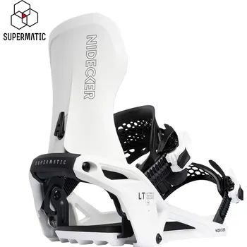 Vázání na snowboard Vázání na snowboard Nidecker LT Supermatic white XL 2026 - Odesíláme do 24 hodin
