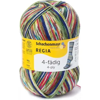 Příze Regia 4-Ply Color 9386 tropical color (Ponožková příze Regia 9386 tropical color)