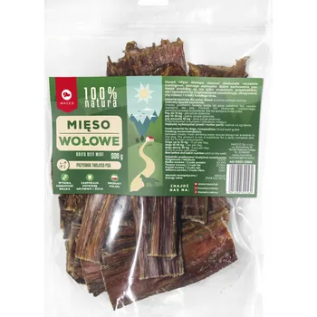 Pamlsek pro psa Psí pamlsek Sušené hovězí maso Maced 500 g