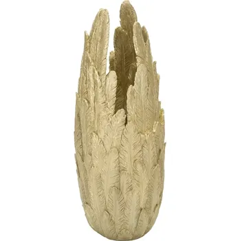 Váza Váza Feathers 80 cm zlatá