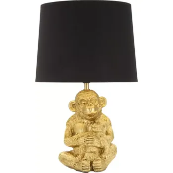 Lampička Stolní lampa Monkey Mum 49 cm zlatá