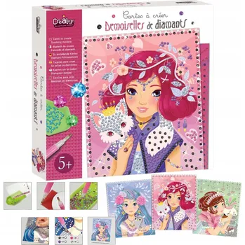 Vrták CREA LIGN Sada samolepek s malé diamanty kamínky pro dívky