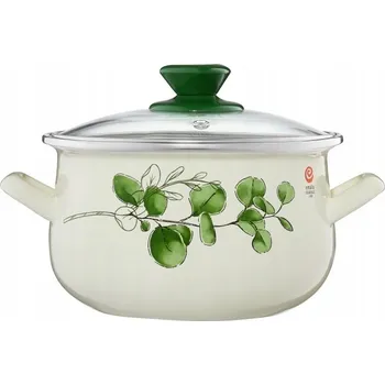 Hrnec Tradiční Hrnec Emalia Olkusz EUCALYPTUS 3,1l