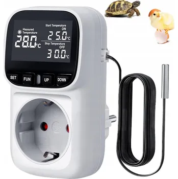 ELEKTRONICKÝ TERMOSTAT DIGITÁLNÍ REGULÁTOR TEPLOTY 230V