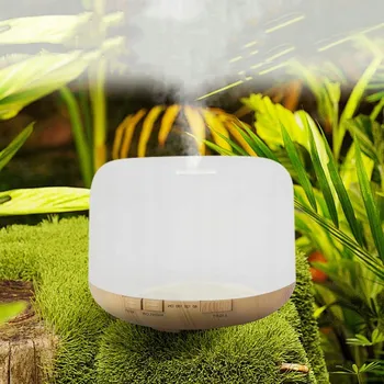 Aroma difuzér ZVHLČOVAČ VZDUCHU 500 ML SE 7 BARVAMI LED A ULTRASONICKÝM ČASOVAČEM