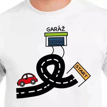 Tričko pro malé závodníky, autodráha 6 let (116cm)