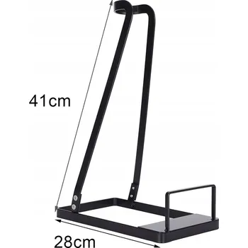 Kovový držák na vysavač Dyson, stojan s poličkou na příslušenství