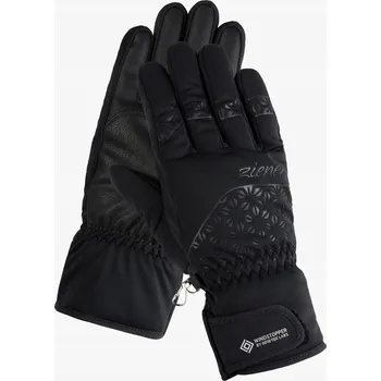 Rukavice Dámské lyžařské rukavice Ziener Klementin WS Glove - černé, velikost 8 (L)