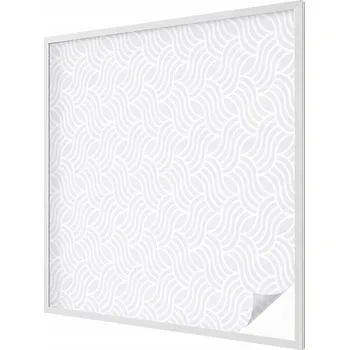 Okenní dekorace Fólie Dekorativní Mléčná na Skla Okna Výlohy Geometrická elegance 100x100