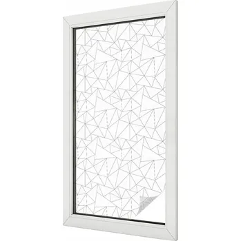 Okenní dekorace Hotová mléčná Fólie 100 x 50 cm