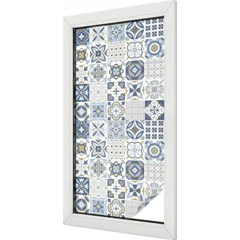 Okenní dekorace Samolepicí Okenní Fólie Mrazivá Dekorativní Mozaika dlaždic 50x100