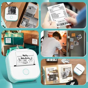 Příslušenství pro čtečku elektronické knihy MINI TERMOTISKÁRNA BLUETOOTH PRO ŠTÍTKY, 3 ROLKY, BEZ INKOUSTU, APLIKACE