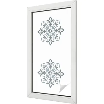 Okenní dekorace Hotová mléčná Fólie 100 x 50 cm