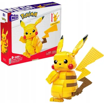 ostatní stavebnice PIKACHU POKEMON VELKÝ STAVEBNICOVÝ MODEL 30 CM 825 DÍLKŮ