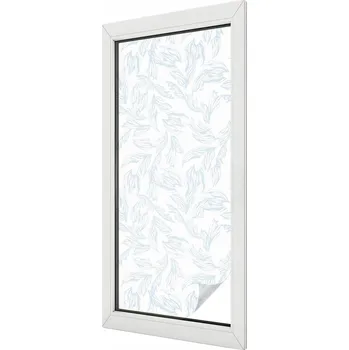 Okenní dekorace Fólie Okenní dýha Samolepicí Mléčná vitráž Éterické listy 50x116