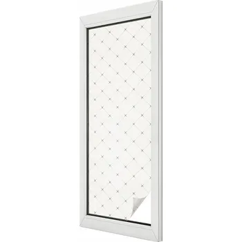 Okenní dekorace Fólie Okenní dýha Samolepicí Mléčná vitráž Květinový vzor 50x146