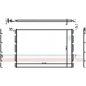 Chladič motoru Nissens 606292 Nízkoteplotní chladič, chladič stlačeného vzduchu