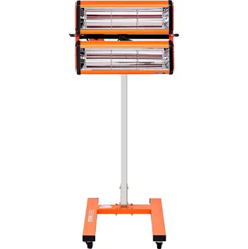 Vevor Infračervená vytvrzovací lampa 2200W, čas 1-60 min, s držákem