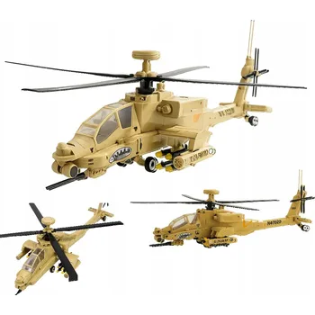 ostatní stavebnice STAVEBNÍ STAVEBNICE SADA vojenský vrtulník AH-64 Apache 259 dílů (KL34)