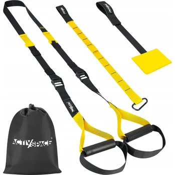 Posilovací guma / pás Activ/Space žlutá 40 mm 280 cm 5-160 kg 1 ks