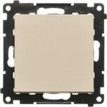 Vypínač křížový, bez piktogramu, řazení 7, 10 A / 230 V~, bezšroubové, Simon 55 TW7.01/X/144, champagne metalizovaná