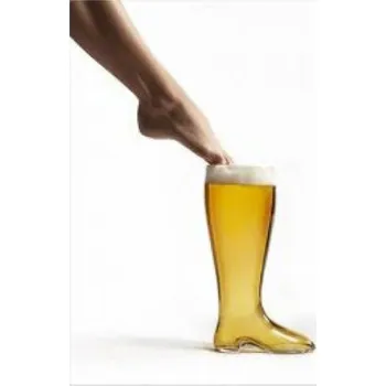 Sklenice Obří sklenice Bota - průhledná