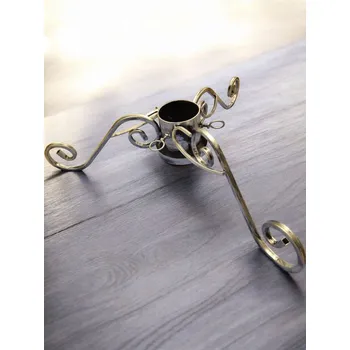 Stojánek na vánoční stromek KOVÁNÝ KOVOVÝ STOJAN NA VÁNOČNÍ STROMEK 105MM