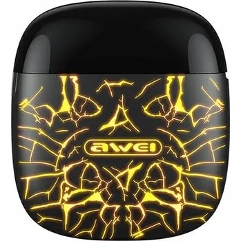 Sluchátka Sluchátka AWEI Bluetooth 5.0 T28 Pro TWS + dokovací stanice, černá