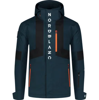 Pánská lyžařská bunda NORDBLANC WILDLIFE NBWJM8295 MODRÝ PAPRSEK S