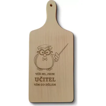 Kuchyňské prkénko Sablio Prkénko Věř mi, jsem učitel vím co dělám
