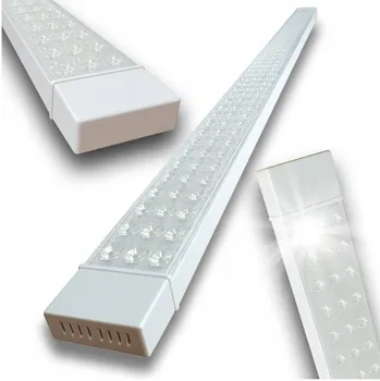 LED panel LED trubice 120cm 72W STUDENÁ BÍLÁ LED Panel Dílenská Lampa Přisazené Svítidlo