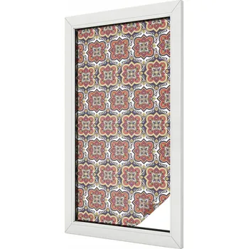 Okenní dekorace Mléčná dýha Fólie na okno Balkon Sklo Květinový ornament 50x100